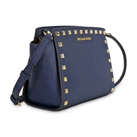 michael kors selma bag navy|michael kors selma crossbody.